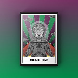 Stampa artistica di Mars Attacks!