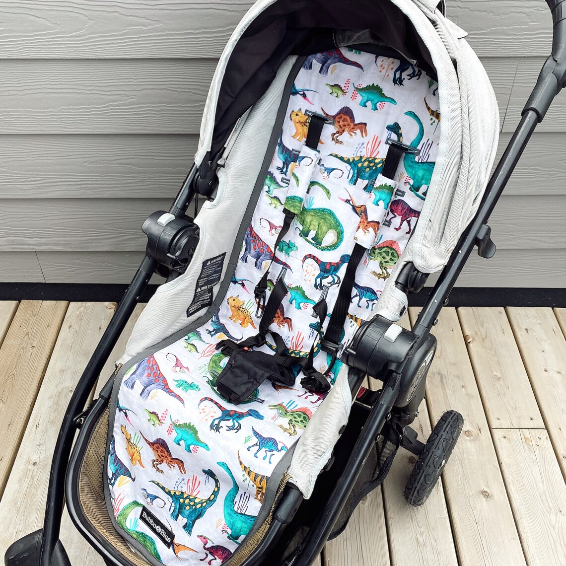Cotton Stroller Seat Liner Pad Custom Made to Fit a Large Etsy UK