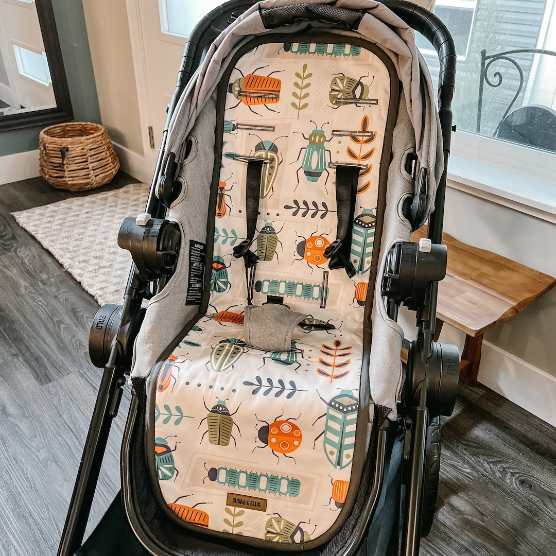 Cotton Stroller Seat Liner Pad Custom Made to Fit a Large Selection of