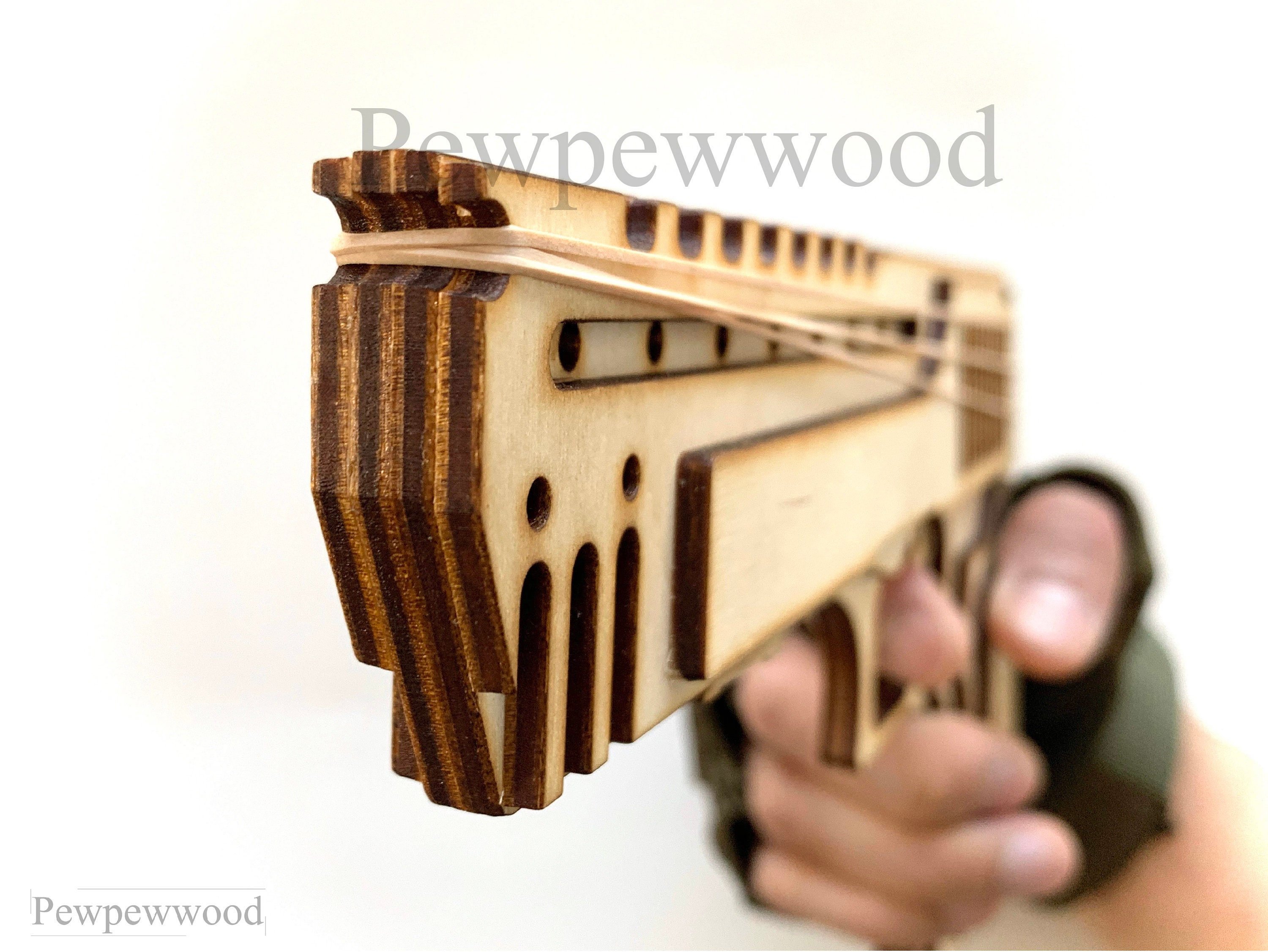 Rubber Band Toy Gun File for Laser Cut Desert Eagle Etsy