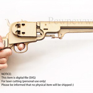2 Rubber Band Gun Plans SVG File Cut File Template - Etsy