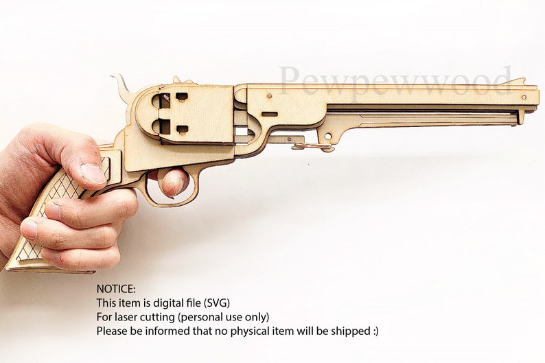2 Rubber Band Gun Plans SVG File Cut File Template Etsy