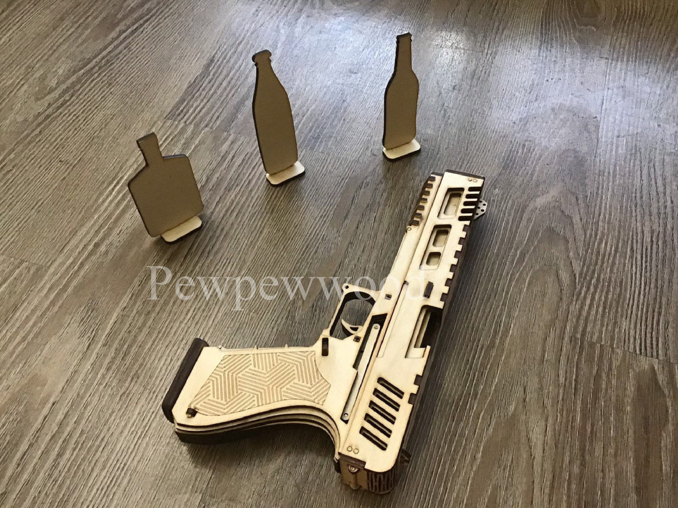 Laser Cut File Gun Etsy