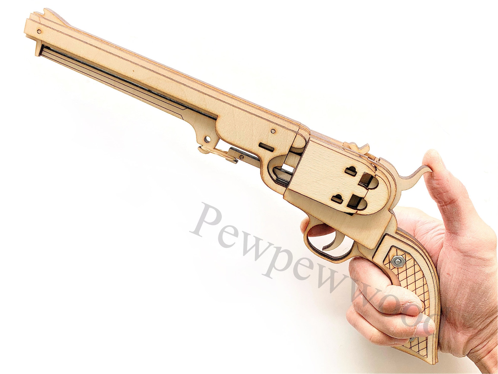 Rubber Band Gun Plan for Laser Cutting SVG File Template Etsy