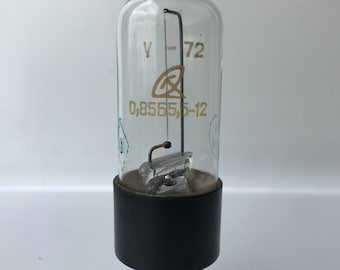 Set of 10 USSR 1970 radio tubes, nixie tubes, glass electrical tubes, Steampunk Art Project