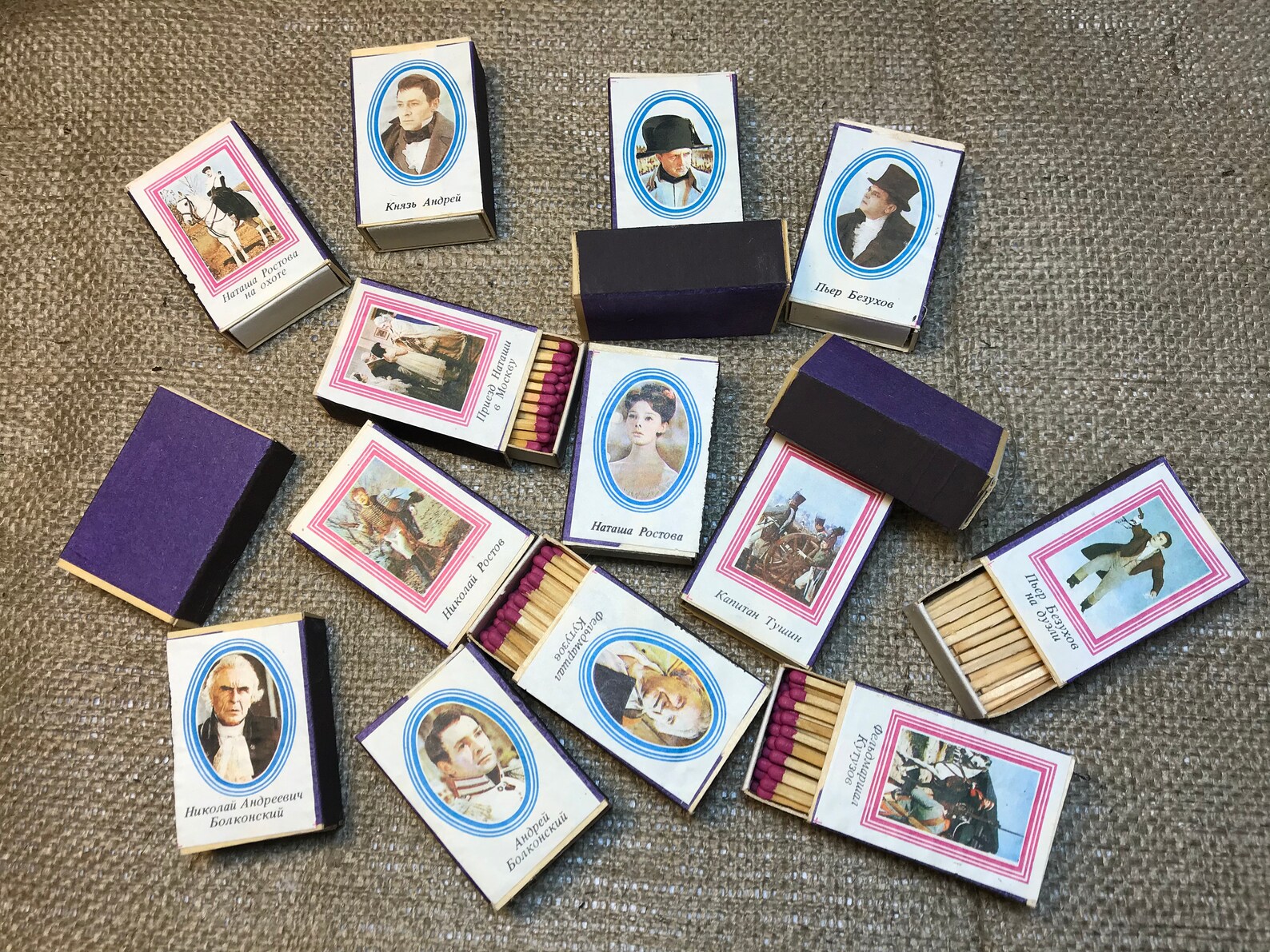 Vintage 1970 ,matches Collectible, Matches Set, Matches USSR Etsy