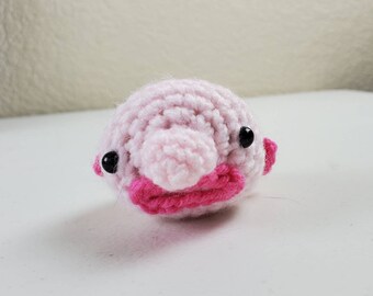 Blob Fish Amigurumi Blob Fish Toy Amigurumi Plushie 