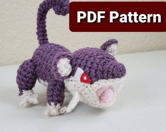 Crochet Rattata PDF Pattern
