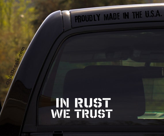 RAT LOOK IT/'S SUPPOSED TO LOOK LIKE THIS Funny Rusty Car//Window//Bumper Sticker