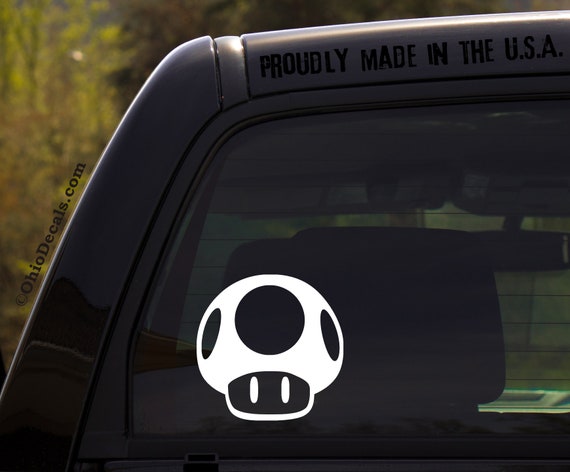 1UP Mario Vinyl Decal Sticker Window Car 1 Up Truck Drift JDM