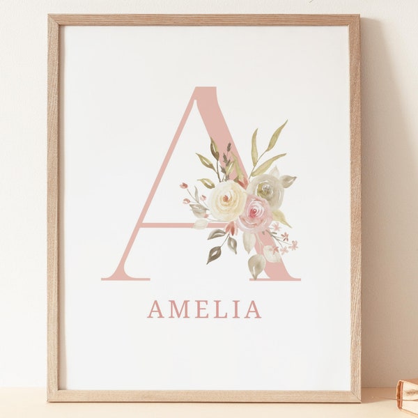 Baby Name Wall Art Etsy