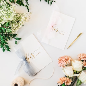 Libros de votos / Conjunto de libros de votos de boda / Para él y para ella / Para él y para él / Libros de votos para ella y para ella / Votos de boda