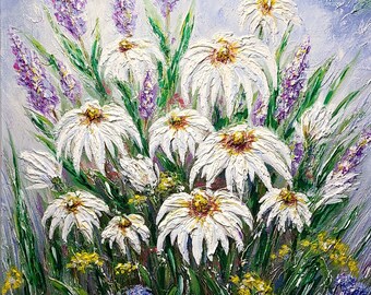 Cone Flowers and Snap Dragons