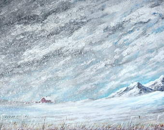 A Blizzard Arriving