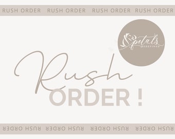 Rush order charge