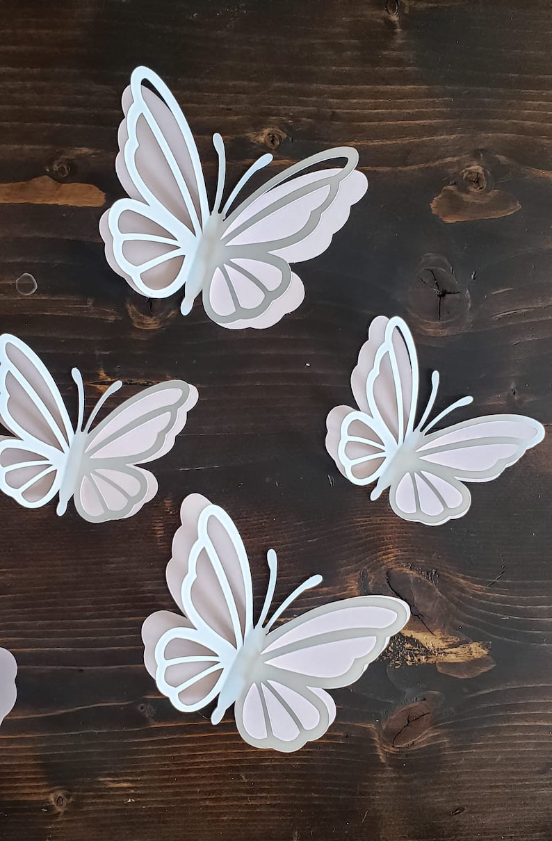 3D Butterflies Butterfly Nursery Wall Decor Etsy