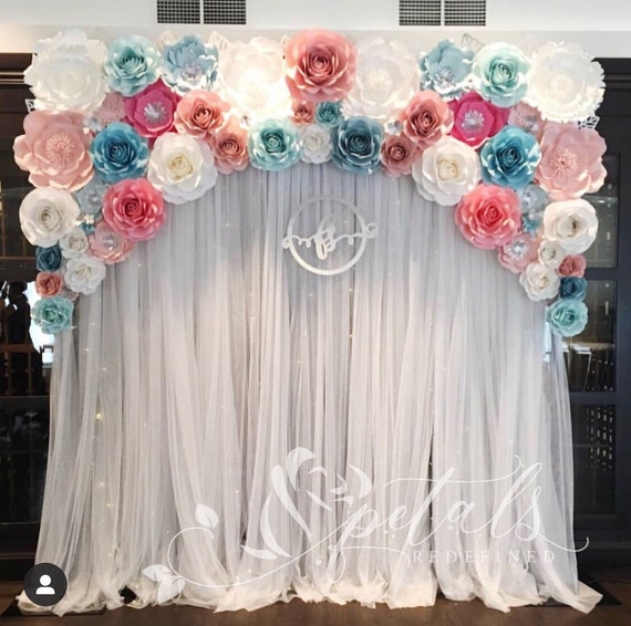 paper flower backdrop rental toronto paper flower backdrop toronto