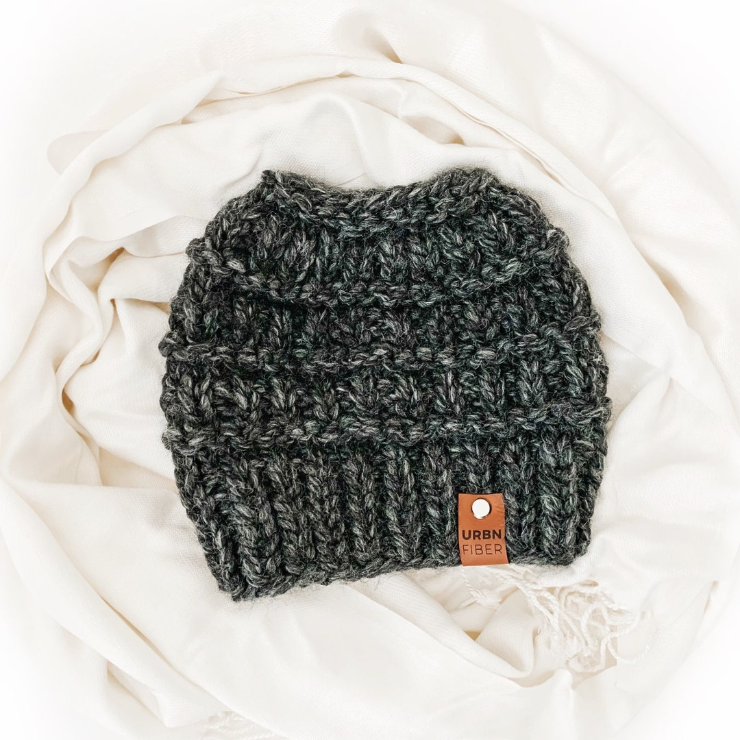 Winter Hats for Ponytails Messy Bun Beanie for Women Etsy