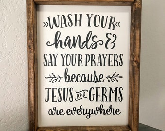 Jesus and Germs - Etsy