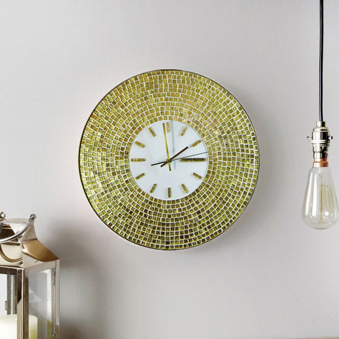 Original wall clocks wall clocks mosaic wall clock Etsy