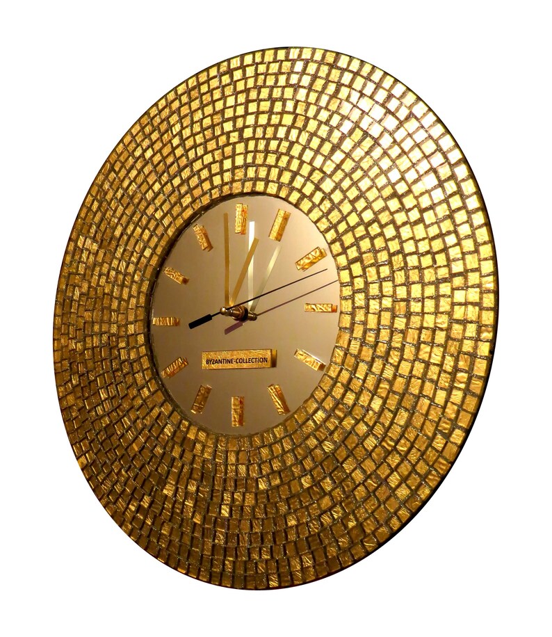 Unique wall clocks wall clocks mosaic wall clock mirror Etsy