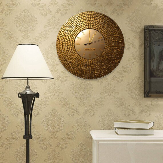 Unique Wall Clocks Mosaic Clock Mirror Unique Wall Clocks Mosaic