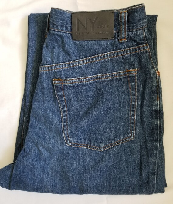 dark blue designer jeans