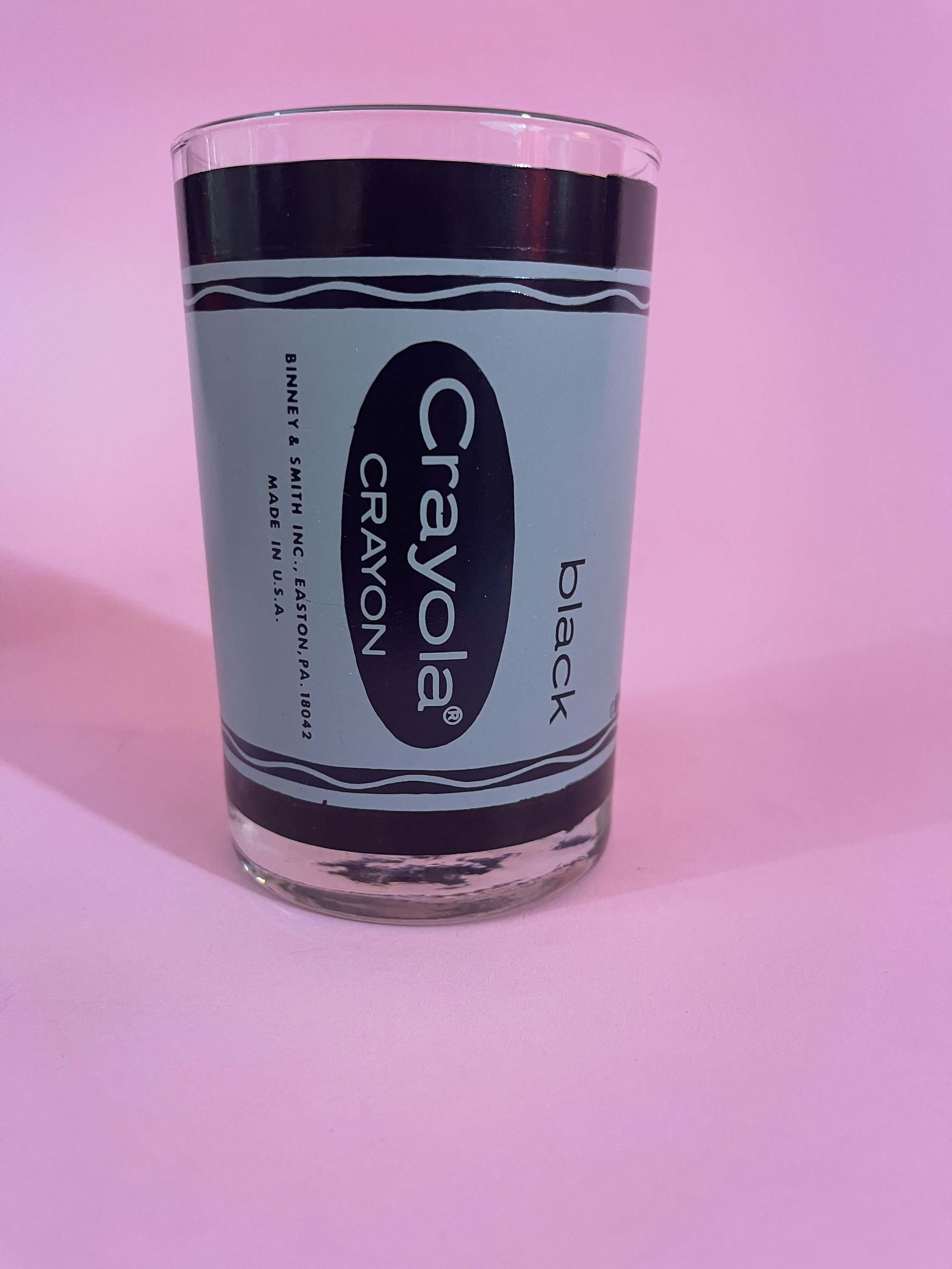 Vintage Set of Crayola Crayon Drinking Glasses Binney & Smith Etsy