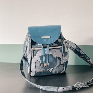 Avellana Bag, bag for women, womens bag, vegan leather bucket bag women, womens gift, handmade bag, gift idea,  Teal Antenome