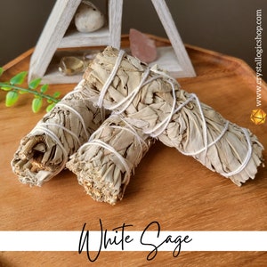 White Sage Smudge Sticks, California White Sage Bundle, Cleansing Sage, Smudge Sticks, Smudging Sage, Cleansing Sticks, Witchy Gift for Her