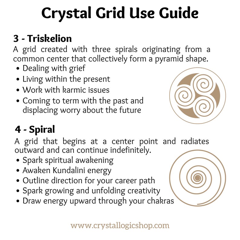 9pc Crystal Grid Set, Wooden Crystal Grid Boards, Sacred Geometry Gift ...