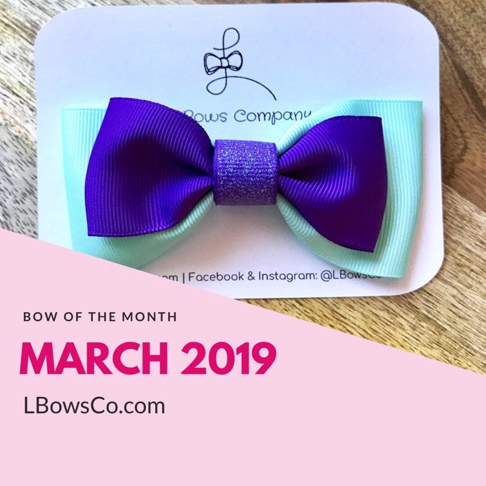 Bow of the Month Club Subscription Hair Clips or Headbands Etsy