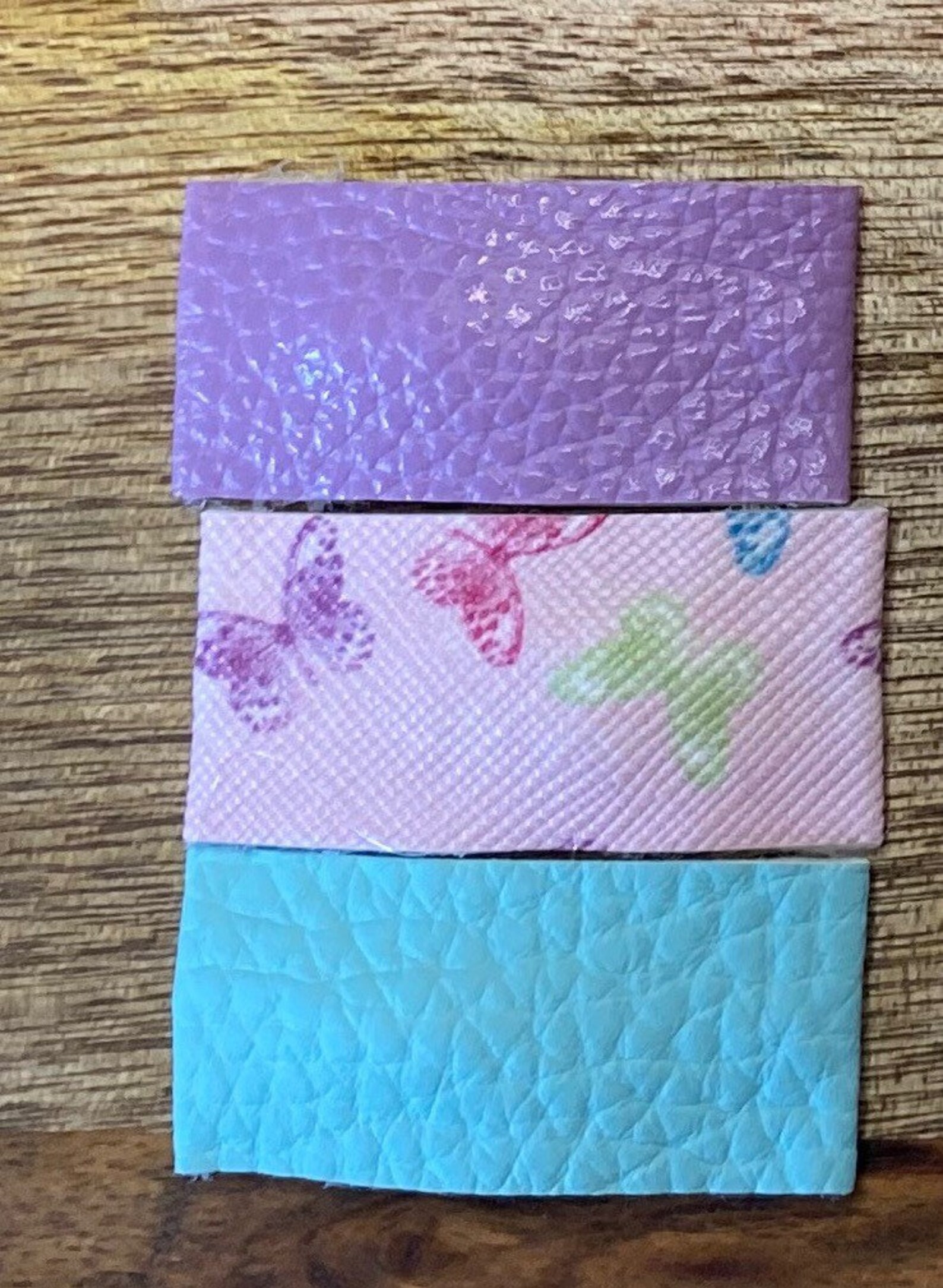 Faux Leather Snap Clip SET of 3 for Toddler or Child Etsy