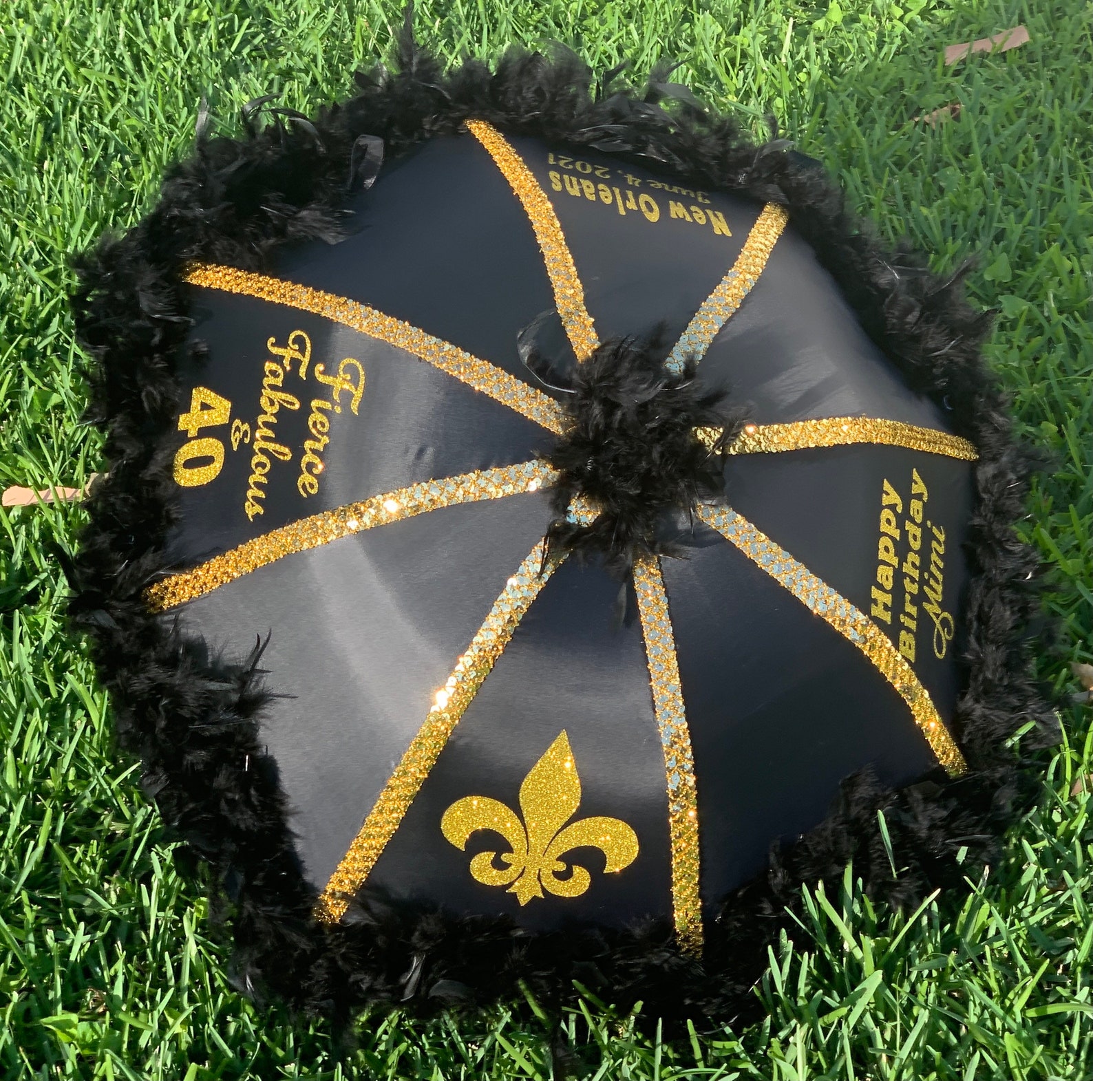 Second Line Umbrellas, Second Line Umbrella, Personalized Secondline