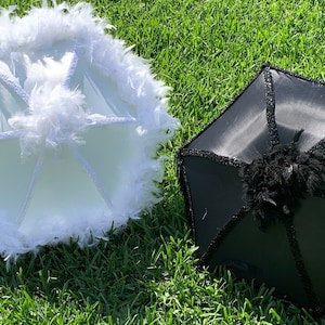 Bride and Groom Second line Umbrellas set of Two, Wedding umbrellas for you second line umbrella, Second line umbrellas for wedding