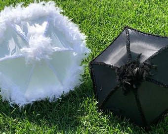 Bride and Groom Second line Umbrellas set of Two, Wedding umbrellas for you second line umbrella, Second line umbrellas for wedding