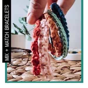 Mix + Match Bracelets | Crochet Pattern [DIGITAL DOWNLOAD]