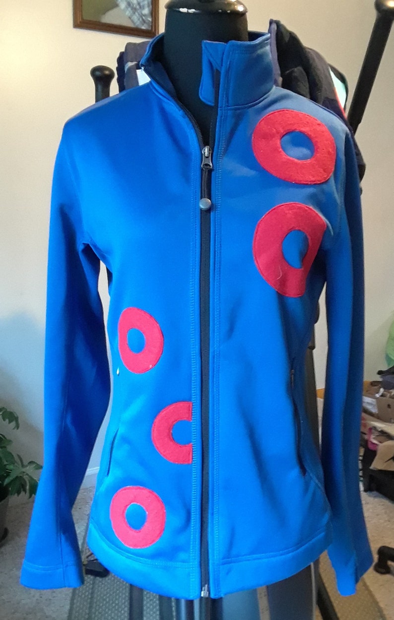 Ladies S Phish Jon Fishman donut track jogger jacket