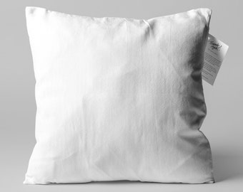 Solid White Cushion Cover | Soft Double Sided White Chenille Fabric with Different Size Options | OEKO-TEX® | Pure White Pillow Cover