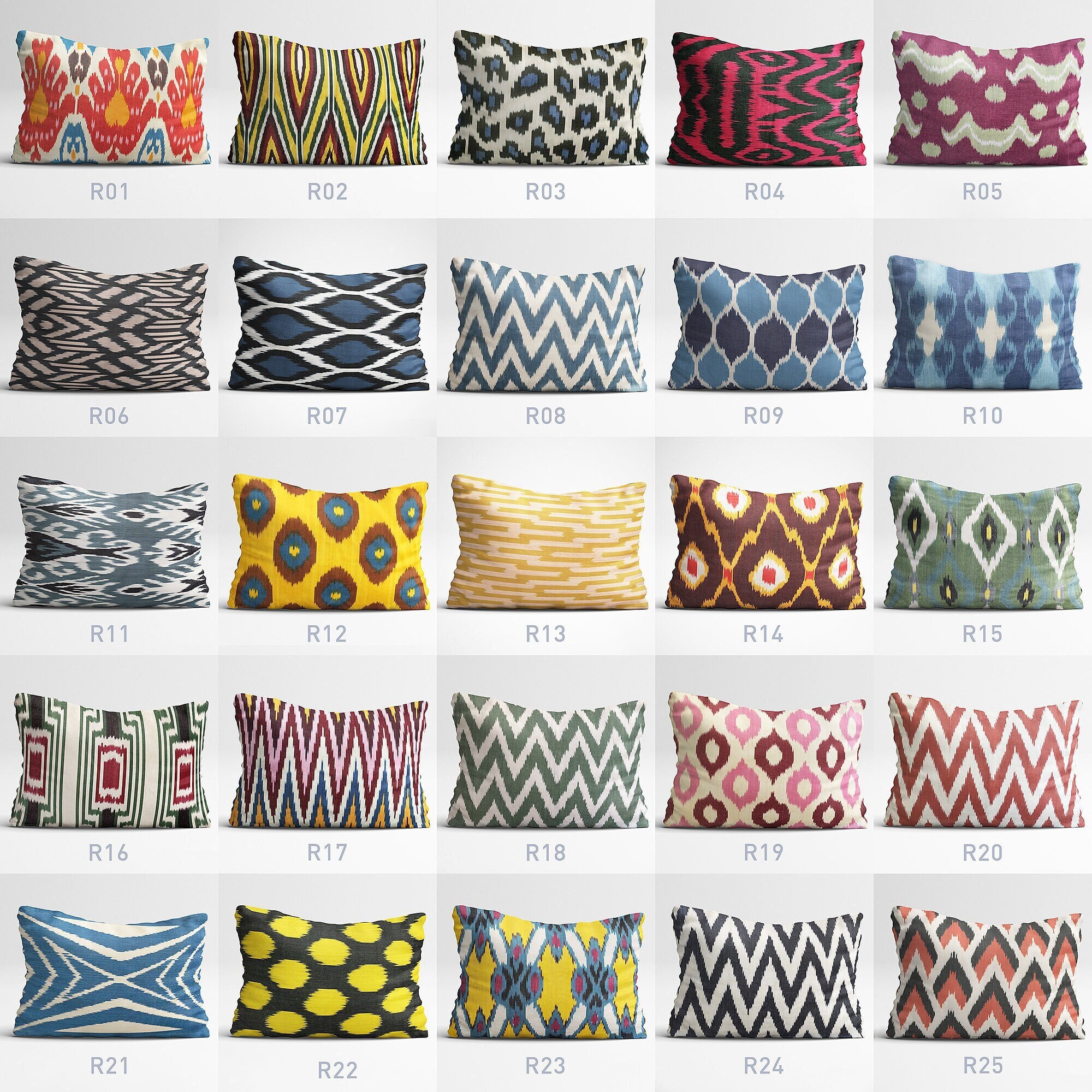 Ikat Pillow Covers Etsy