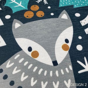 Housse de coussin de Noël | Thème renne, renard, écureuil et hibou avec 4 modèles différents, taies d'oreiller d'hiver de Noël recto-verso, plusieurs tailles image 11