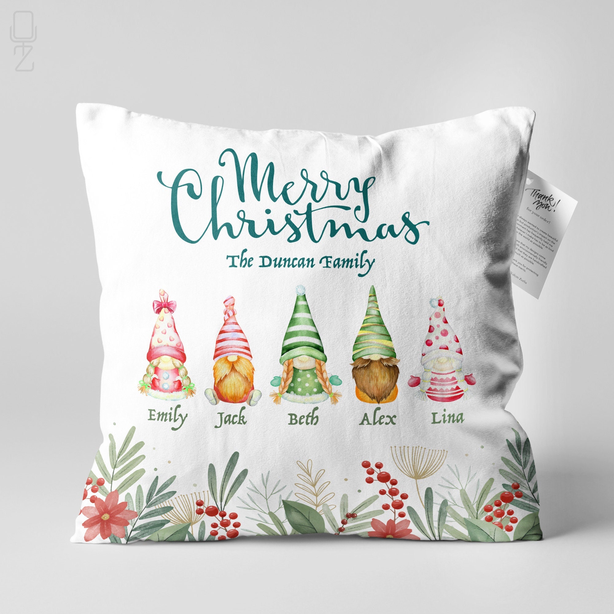 How to Turn Regular Pillows Into Christmas Pillows