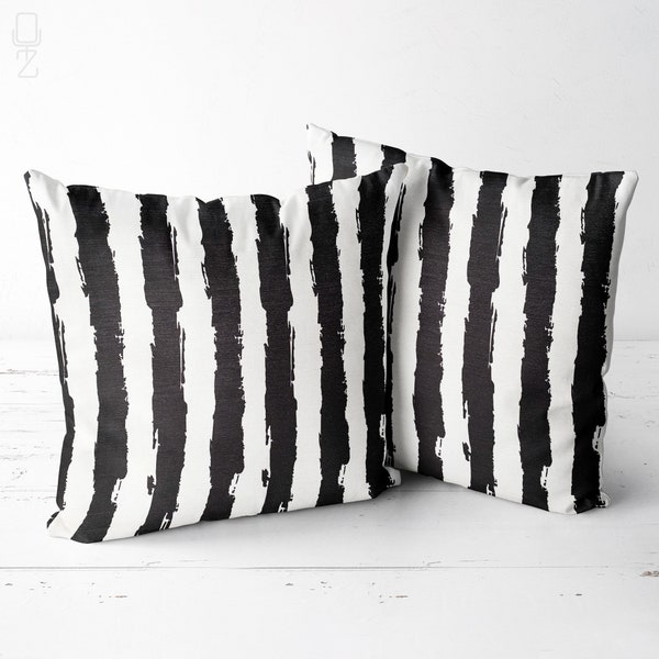 Black White Cushions Etsy UK