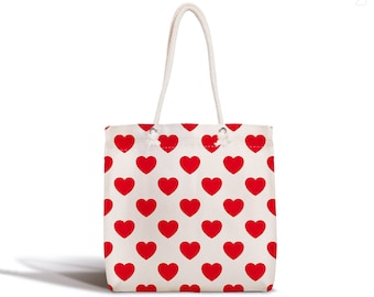 バッグ THEREDTHREAD S heart tote bag large THEREDTHREAD / ザレッドスレッド】S heart tote bag large