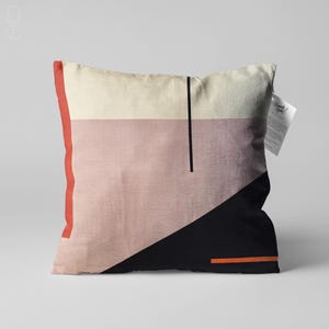 Abstract Geometric Cushion Covers with Multicolours | Double Sided Printing Throw Pillow Cover on the Soft Chenille with Different Sizes