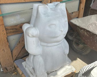 白い大理石の女性の彫刻 - Etsy 日本