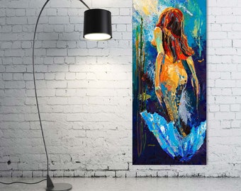 16+ Finest Mermaid canvas wall art images info