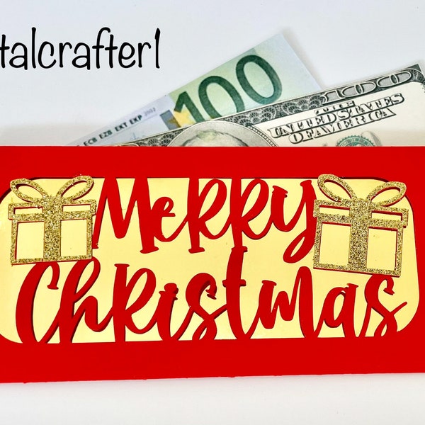 Christmas money card holder SVG, money holder SVG, gift card holder SVG, gift card holder svg cricut, money svg, money card svg