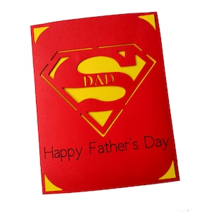 Vatertagskarte SVG, Superheld Dad svg, Cricut Joy Karte SVG, Super dad SVG, Dad Card svg, Vatertag, Vatertagskarte, Super dad Karte