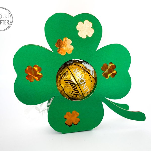 Shamrock lollipop holder SVG, St Patricks Day SVG, candy holder SVG, lollipop holder svg, shamrock clover svg, St pats day svg, cricut svg